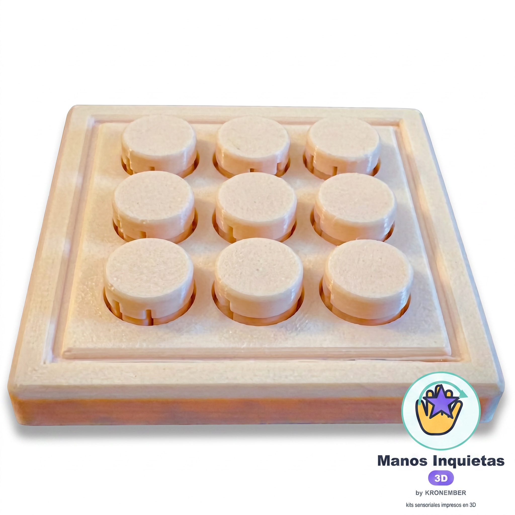 Tablero con botones pulsadores