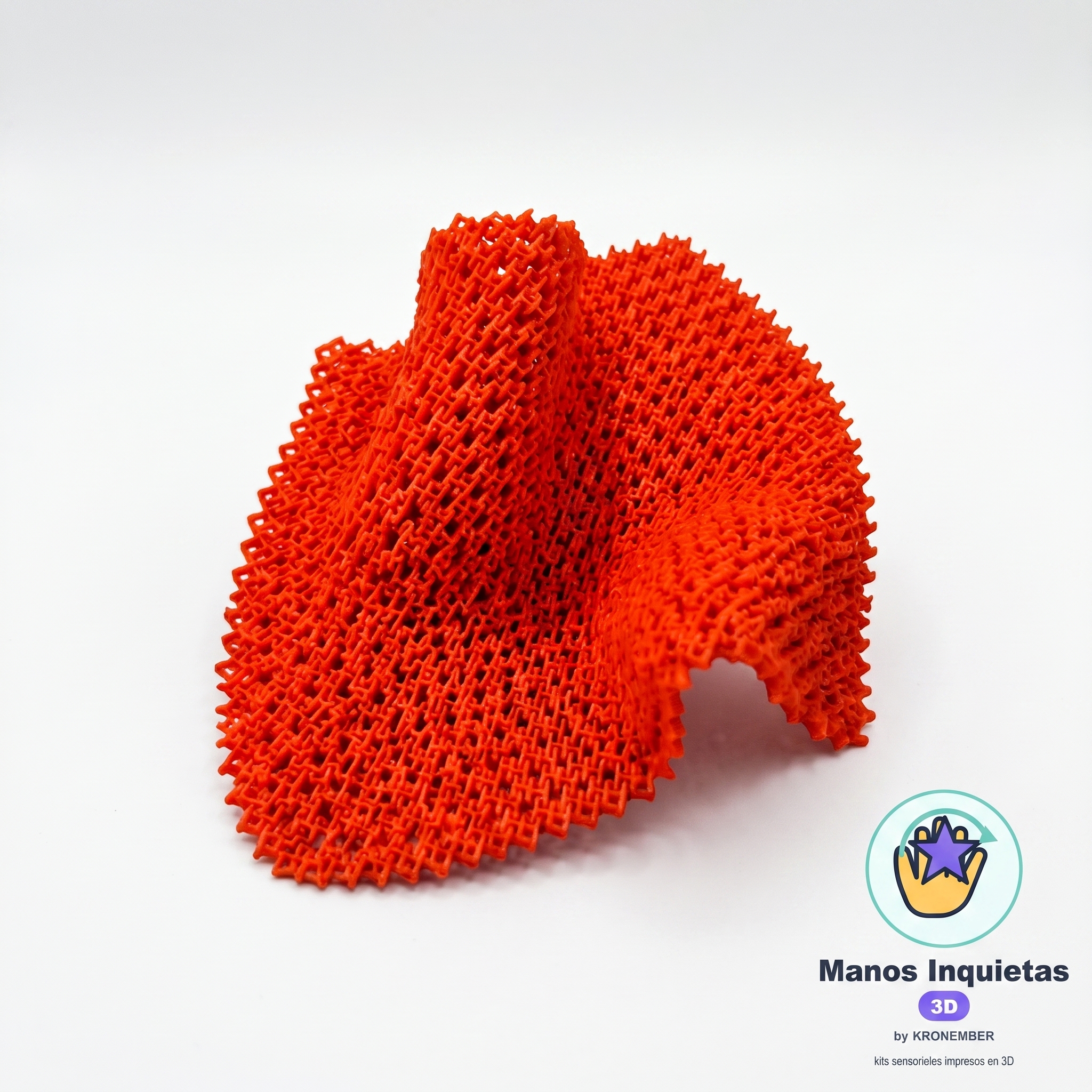 Manta sensorial flexible roja